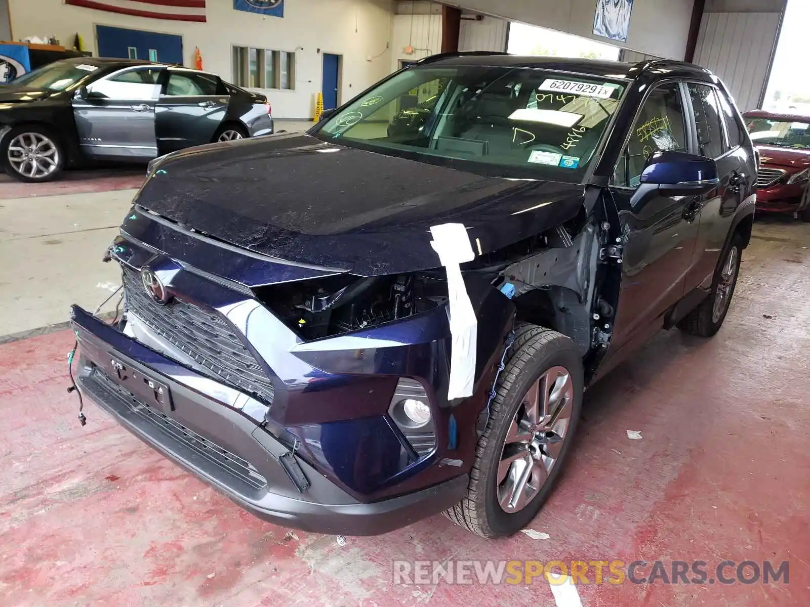 2 Photograph of a damaged car JTMA1RFV9MD074797 TOYOTA RAV4 2021