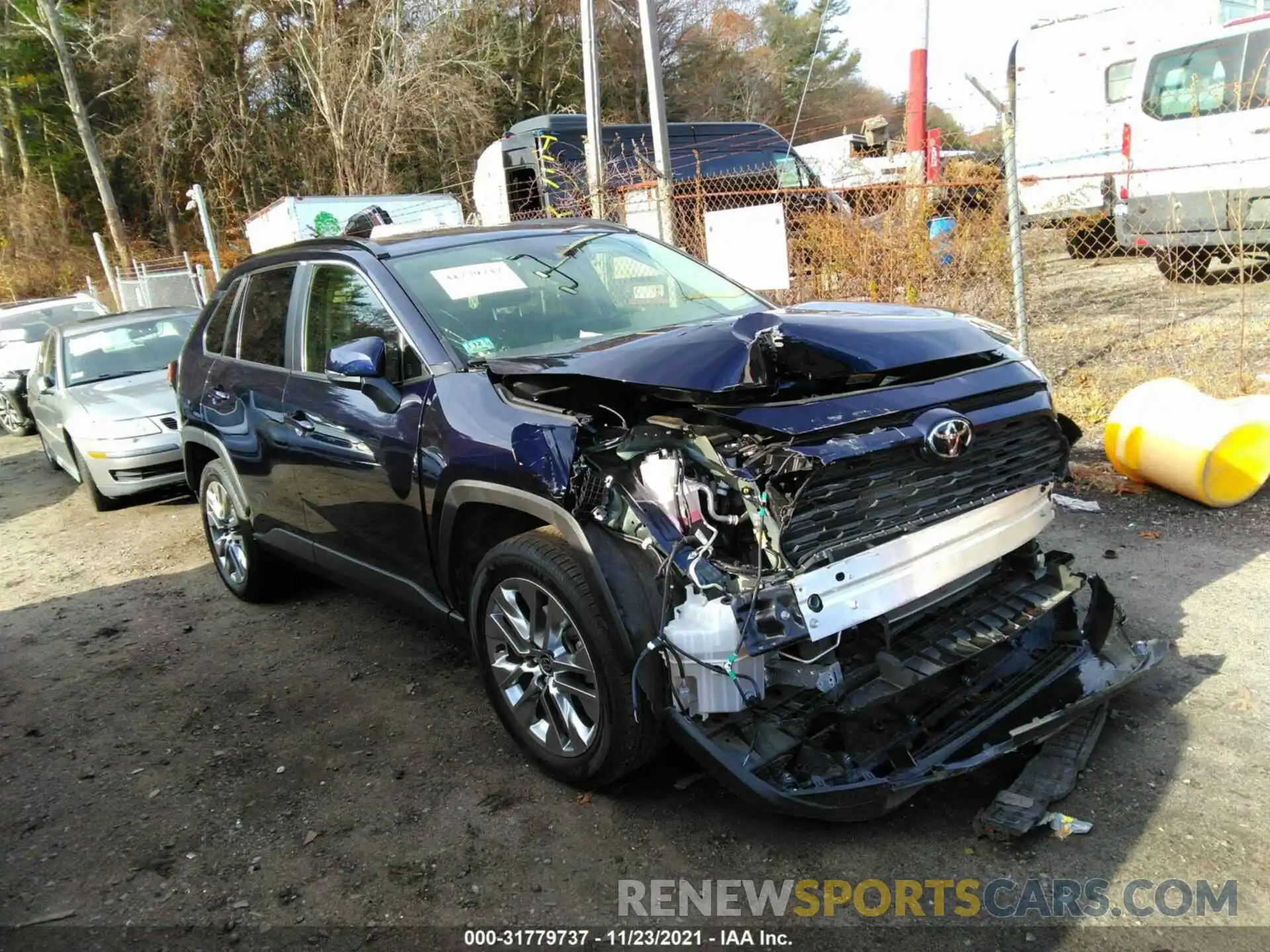 1 Photograph of a damaged car JTMA1RFVXMD074288 TOYOTA RAV4 2021