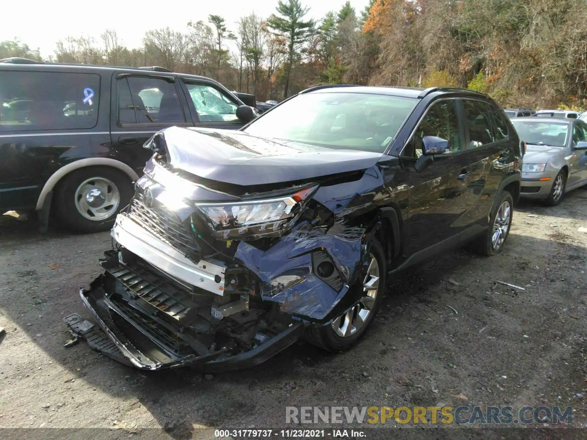 2 Photograph of a damaged car JTMA1RFVXMD074288 TOYOTA RAV4 2021