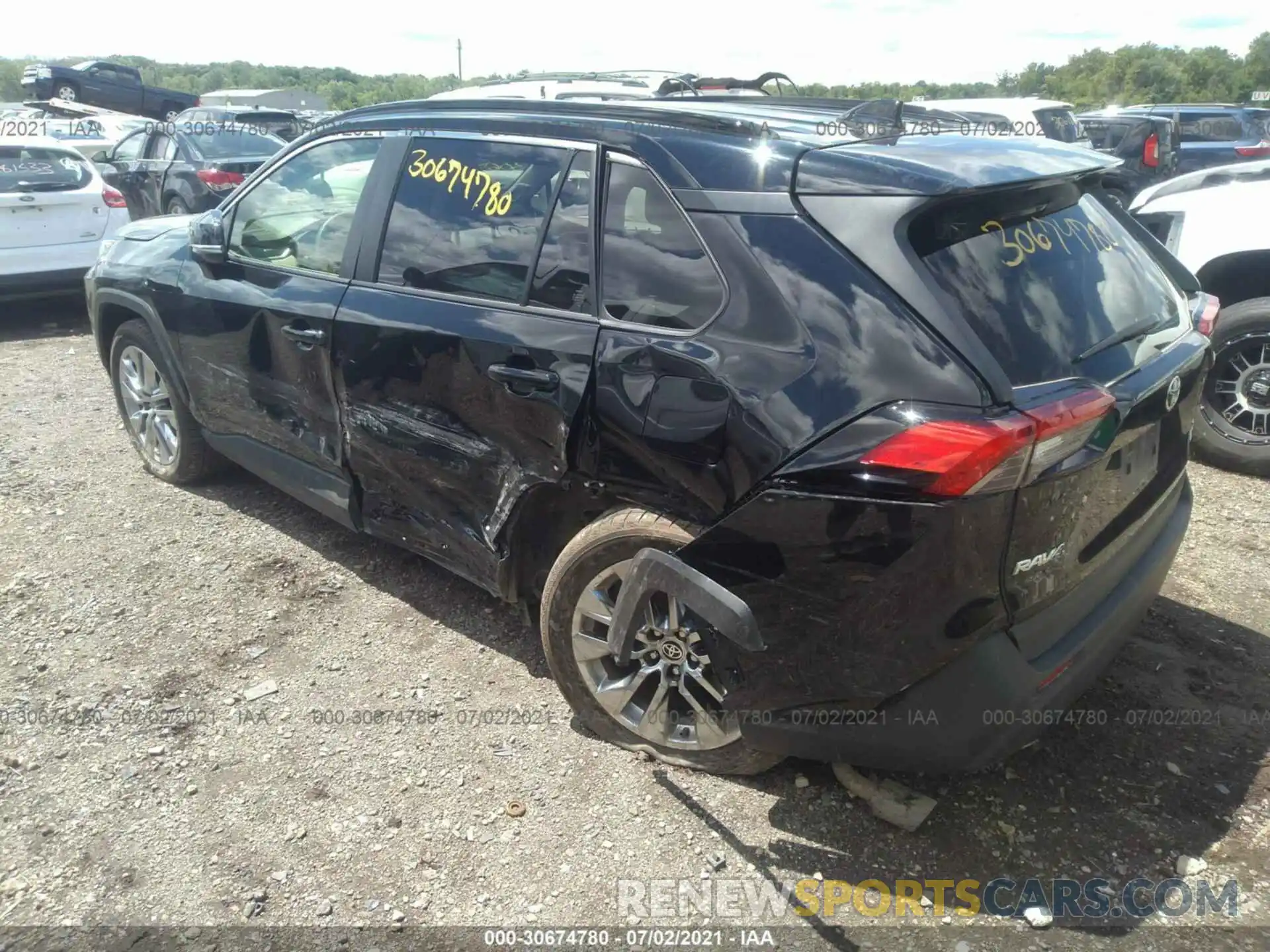 3 Photograph of a damaged car JTMA1RFVXMJ039767 TOYOTA RAV4 2021