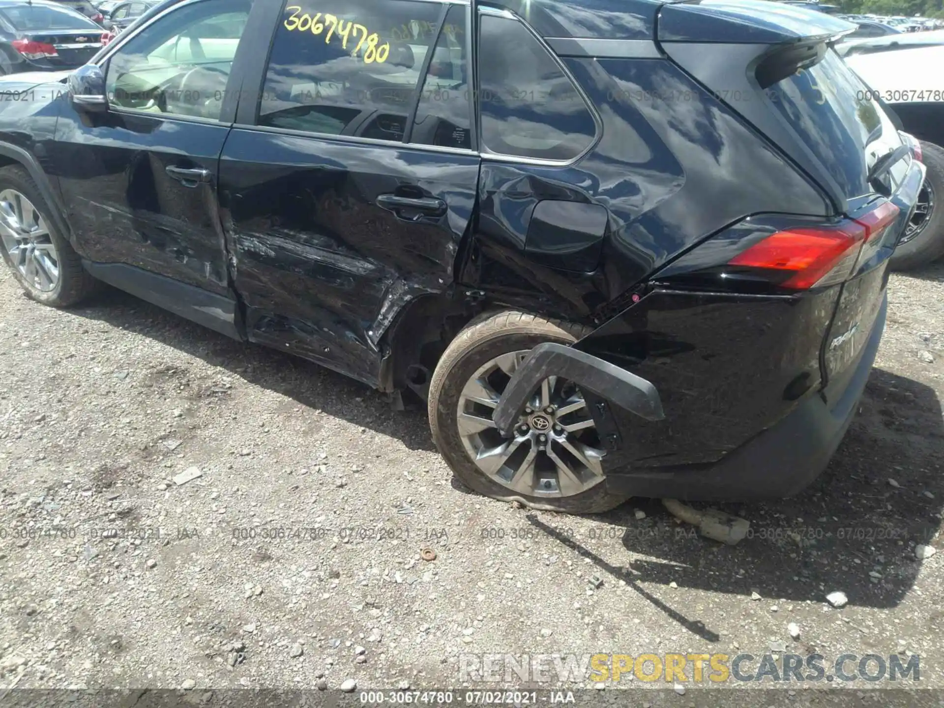 6 Photograph of a damaged car JTMA1RFVXMJ039767 TOYOTA RAV4 2021