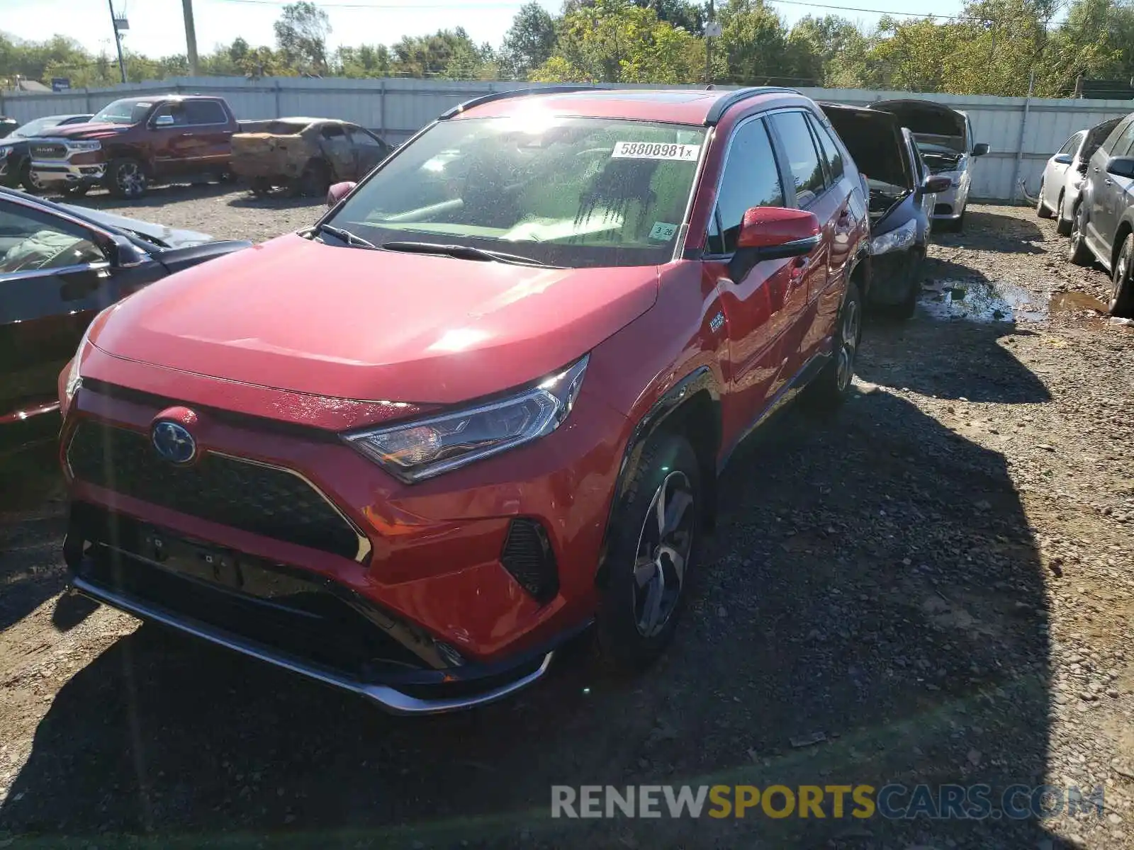 2 Photograph of a damaged car JTMAB3FV5MD015983 TOYOTA RAV4 2021