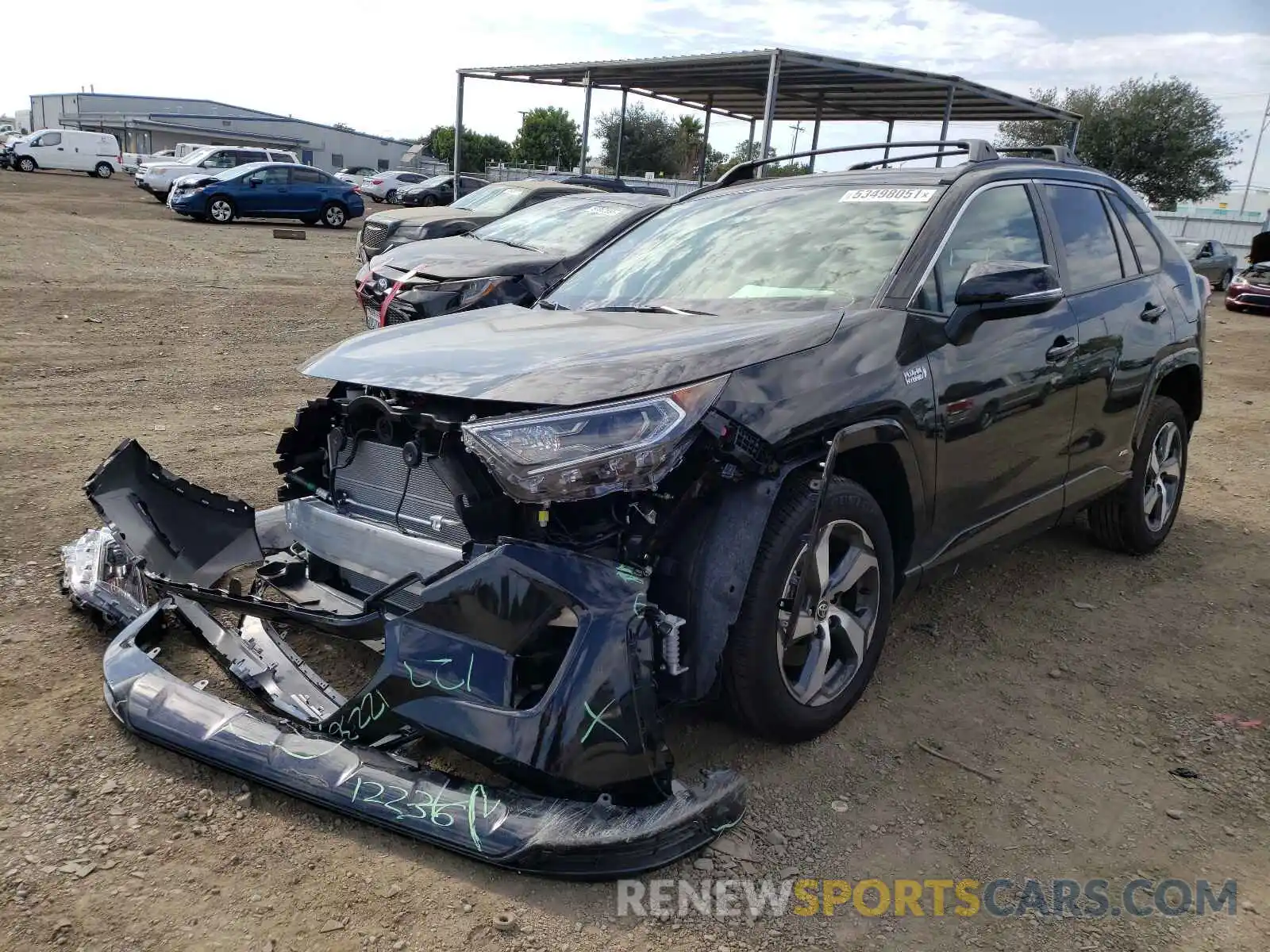 2 Photograph of a damaged car JTMAB3FV6MD041282 TOYOTA RAV4 2021