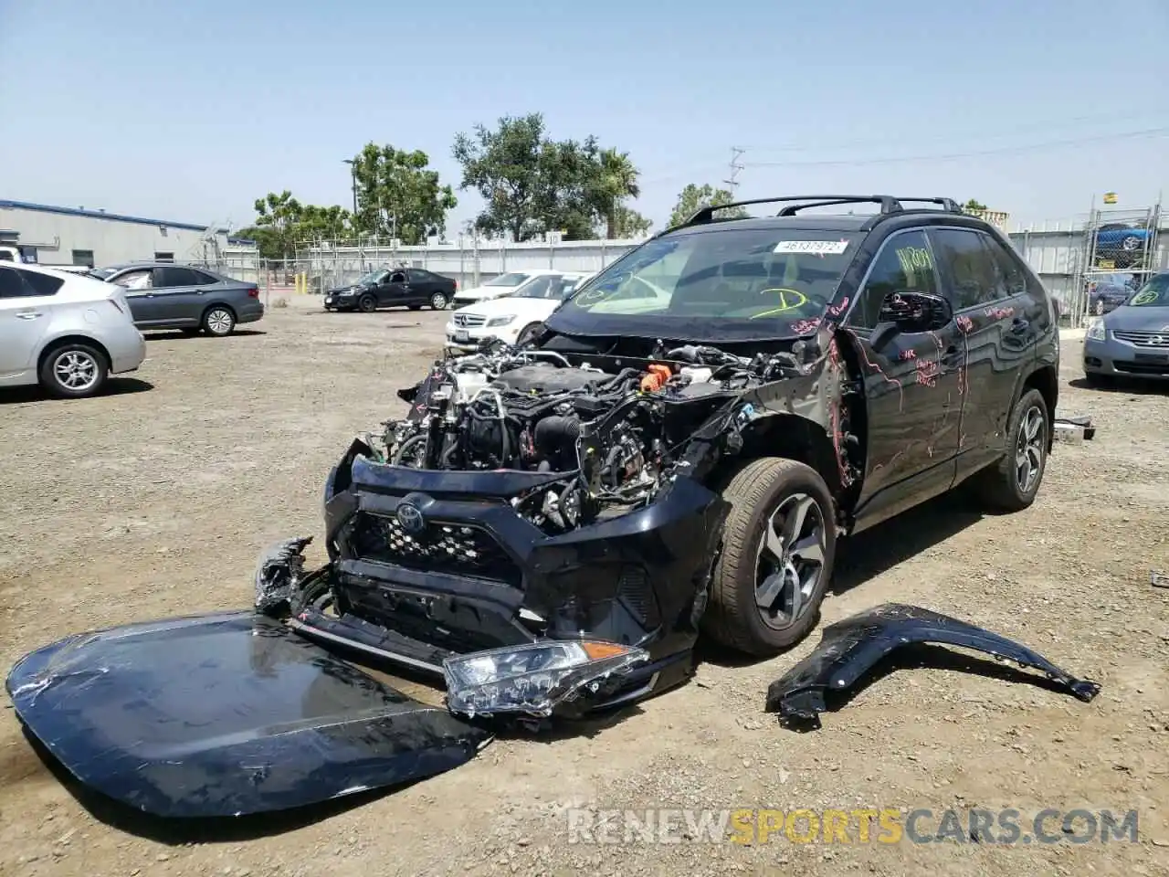 2 Photograph of a damaged car JTMAB3FV6MD059183 TOYOTA RAV4 2021