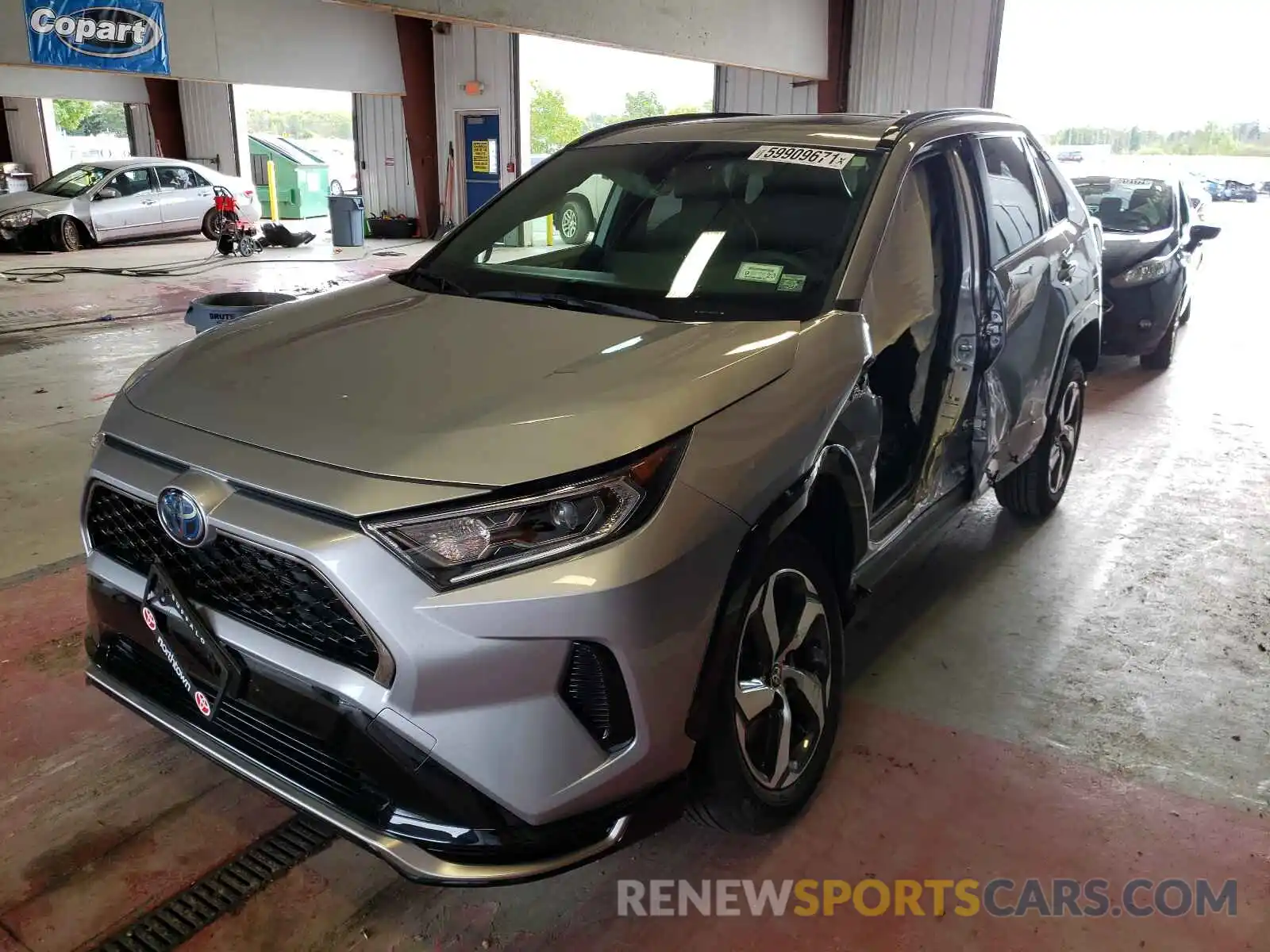 2 Photograph of a damaged car JTMAB3FV7MD026001 TOYOTA RAV4 2021