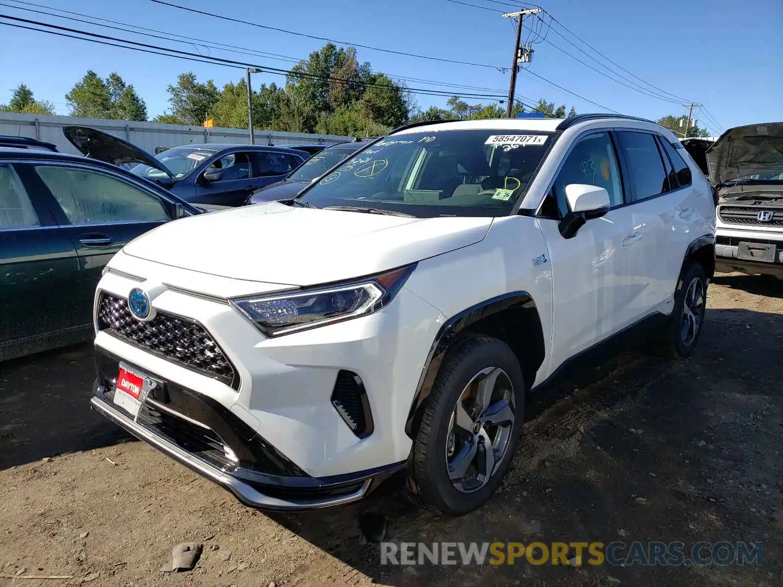 2 Photograph of a damaged car JTMAB3FV7MD037015 TOYOTA RAV4 2021