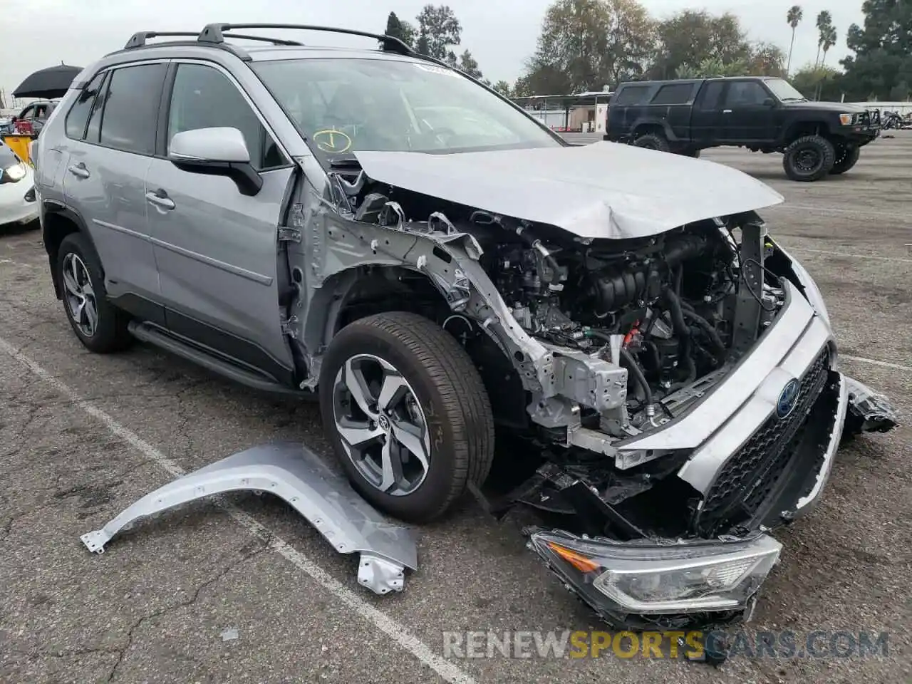 1 Photograph of a damaged car JTMAB3FV7MD049052 TOYOTA RAV4 2021