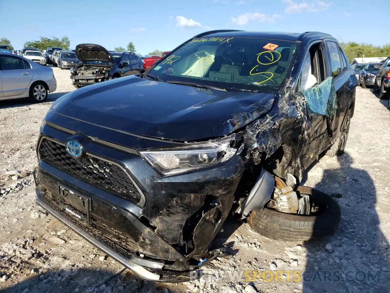 2 Photograph of a damaged car JTMAB3FVXMD003148 TOYOTA RAV4 2021