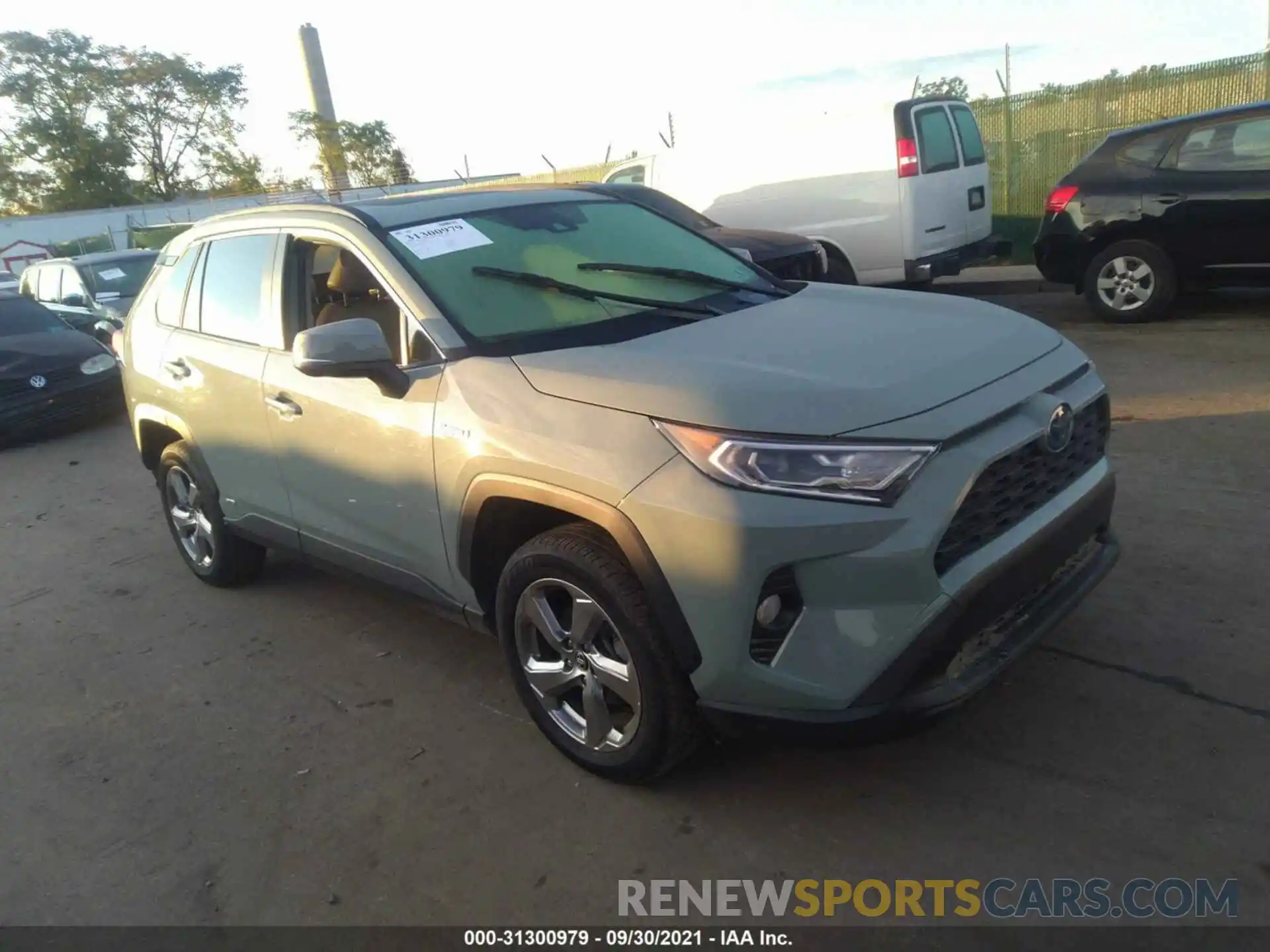 1 Photograph of a damaged car JTMB6RFV0MD016406 TOYOTA RAV4 2021