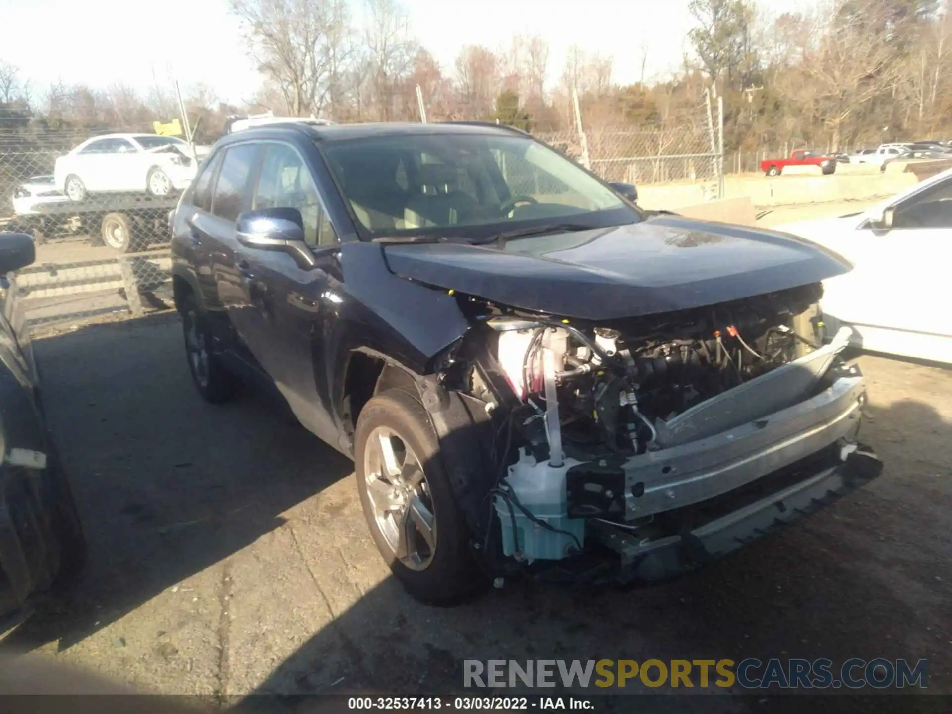 1 Photograph of a damaged car JTMB6RFV0MD038731 TOYOTA RAV4 2021