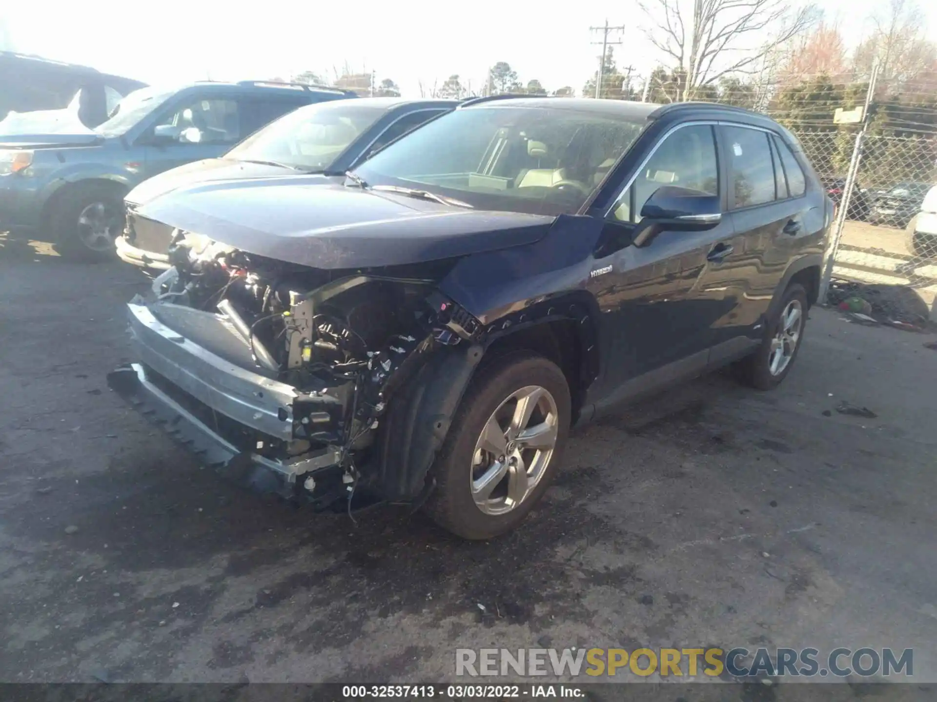 2 Фотография поврежденного автомобиля JTMB6RFV0MD038731 TOYOTA RAV4 2021