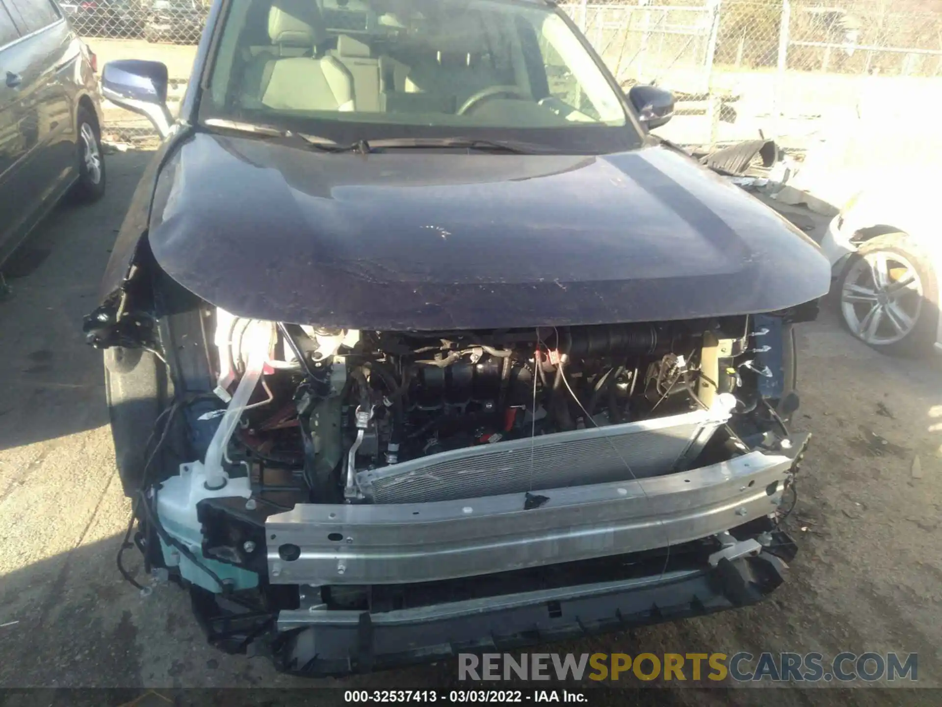 6 Photograph of a damaged car JTMB6RFV0MD038731 TOYOTA RAV4 2021