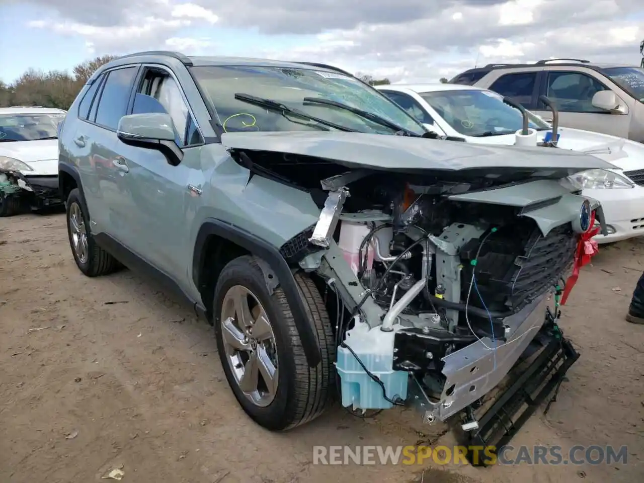 1 Photograph of a damaged car JTMB6RFV0MD040978 TOYOTA RAV4 2021