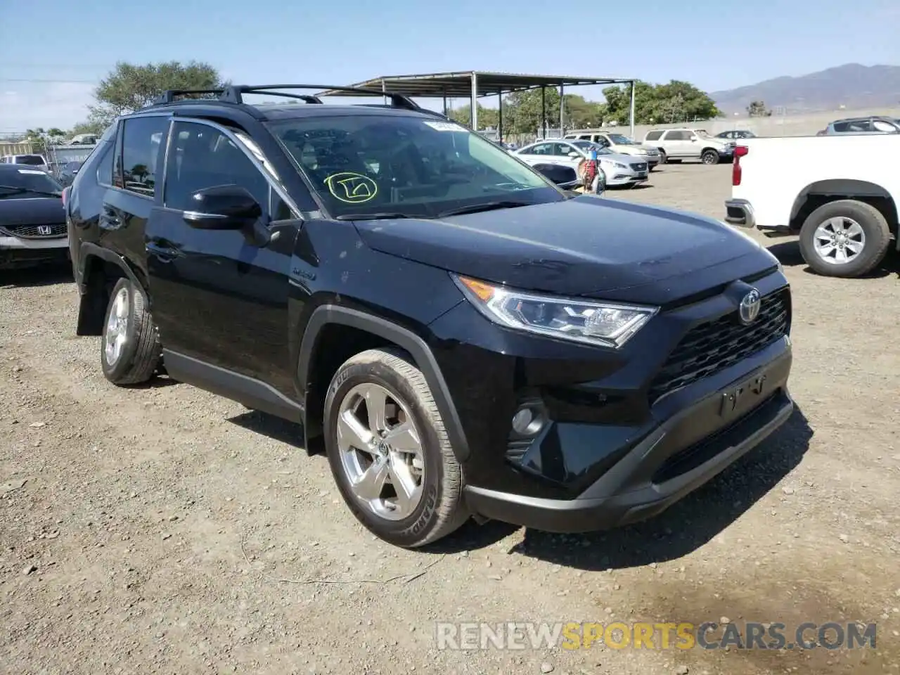 1 Photograph of a damaged car JTMB6RFV1MJ011216 TOYOTA RAV4 2021