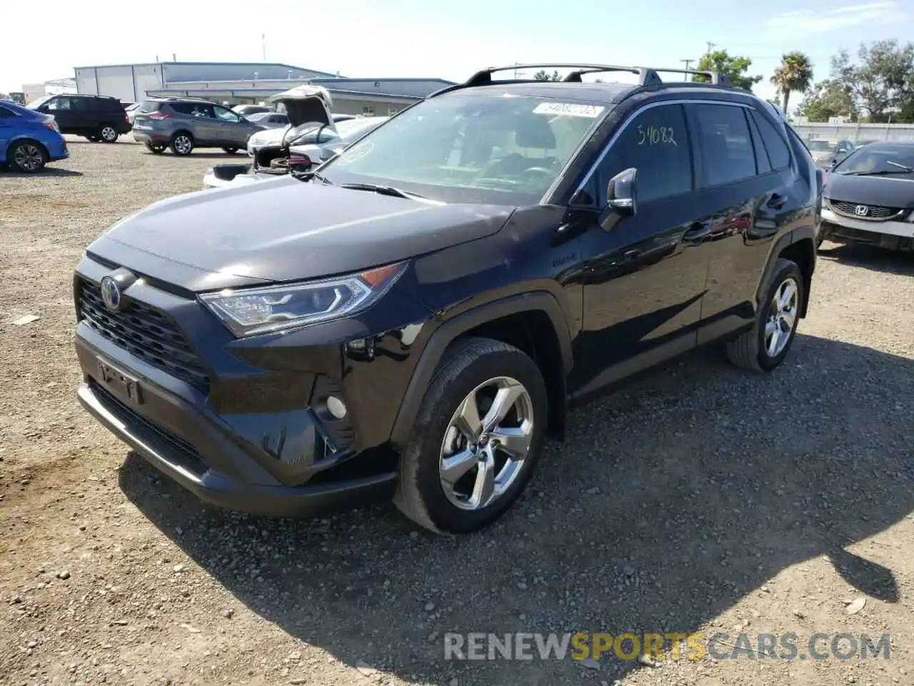 2 Photograph of a damaged car JTMB6RFV1MJ011216 TOYOTA RAV4 2021