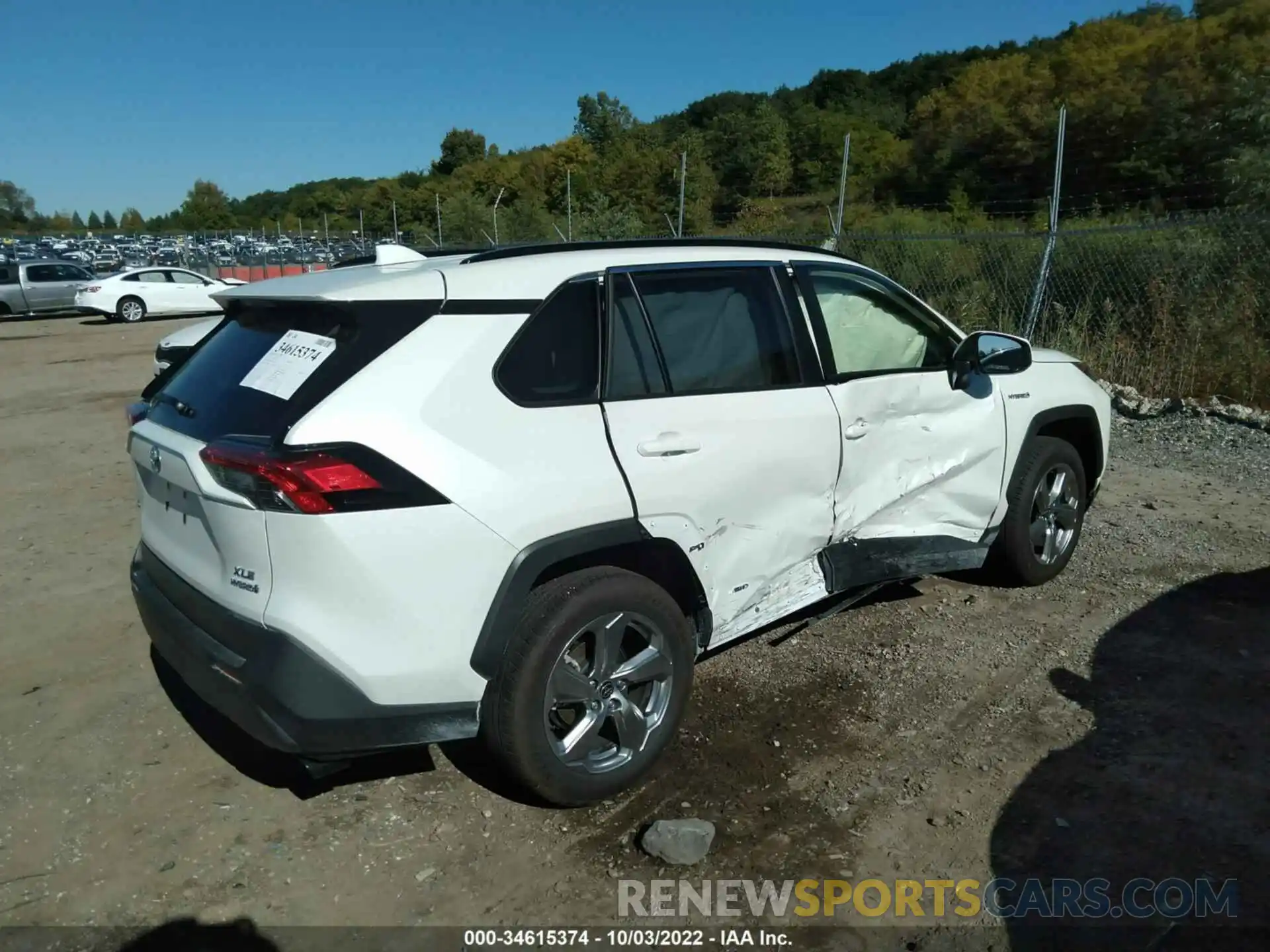 4 Photograph of a damaged car JTMB6RFV1MJ012026 TOYOTA RAV4 2021