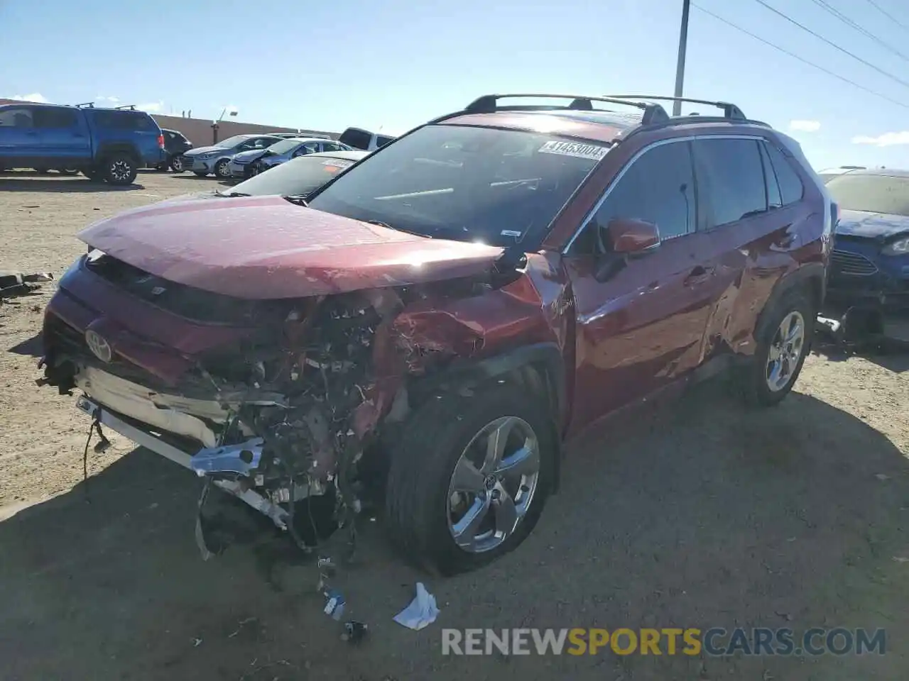 1 Photograph of a damaged car JTMB6RFV2MD021638 TOYOTA RAV4 2021