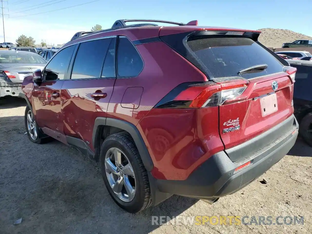 2 Photograph of a damaged car JTMB6RFV2MD021638 TOYOTA RAV4 2021