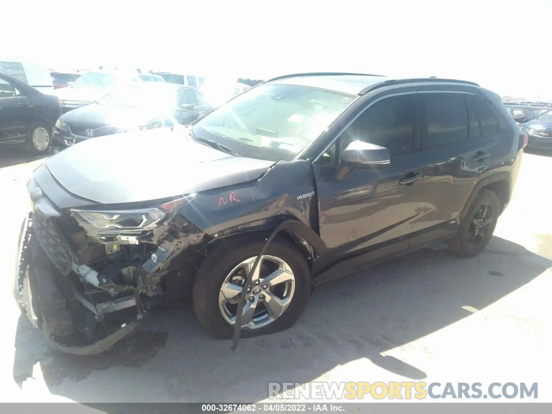 2 Photograph of a damaged car JTMB6RFV2MD041288 TOYOTA RAV4 2021