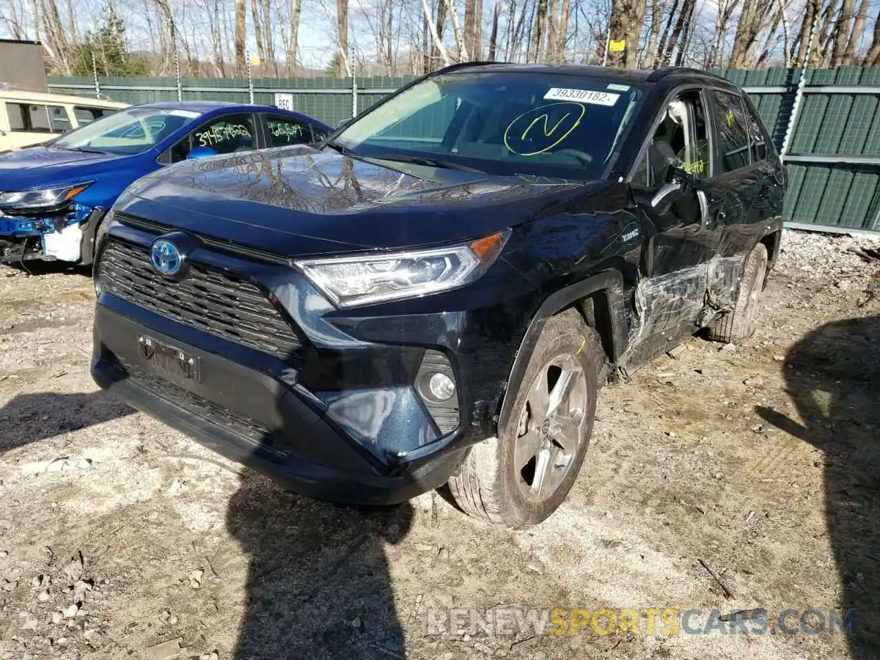 2 Photograph of a damaged car JTMB6RFV2MD046152 TOYOTA RAV4 2021