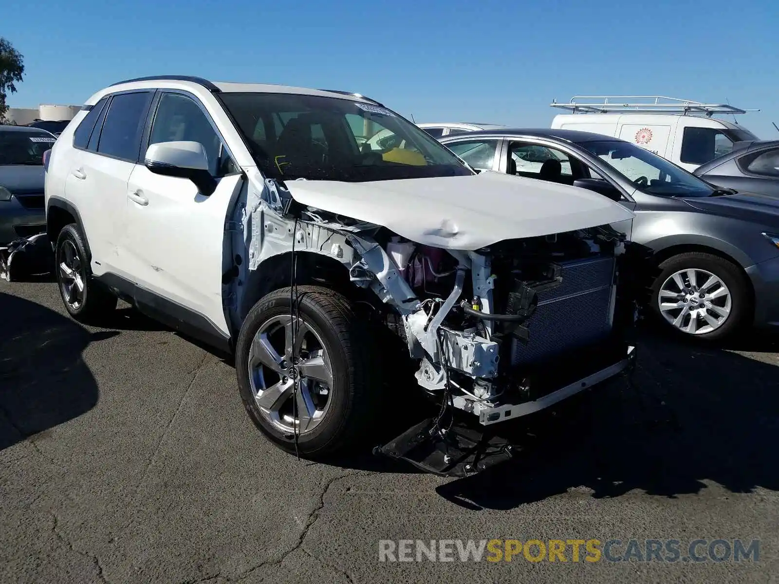 1 Photograph of a damaged car JTMB6RFV3MD008574 TOYOTA RAV4 2021