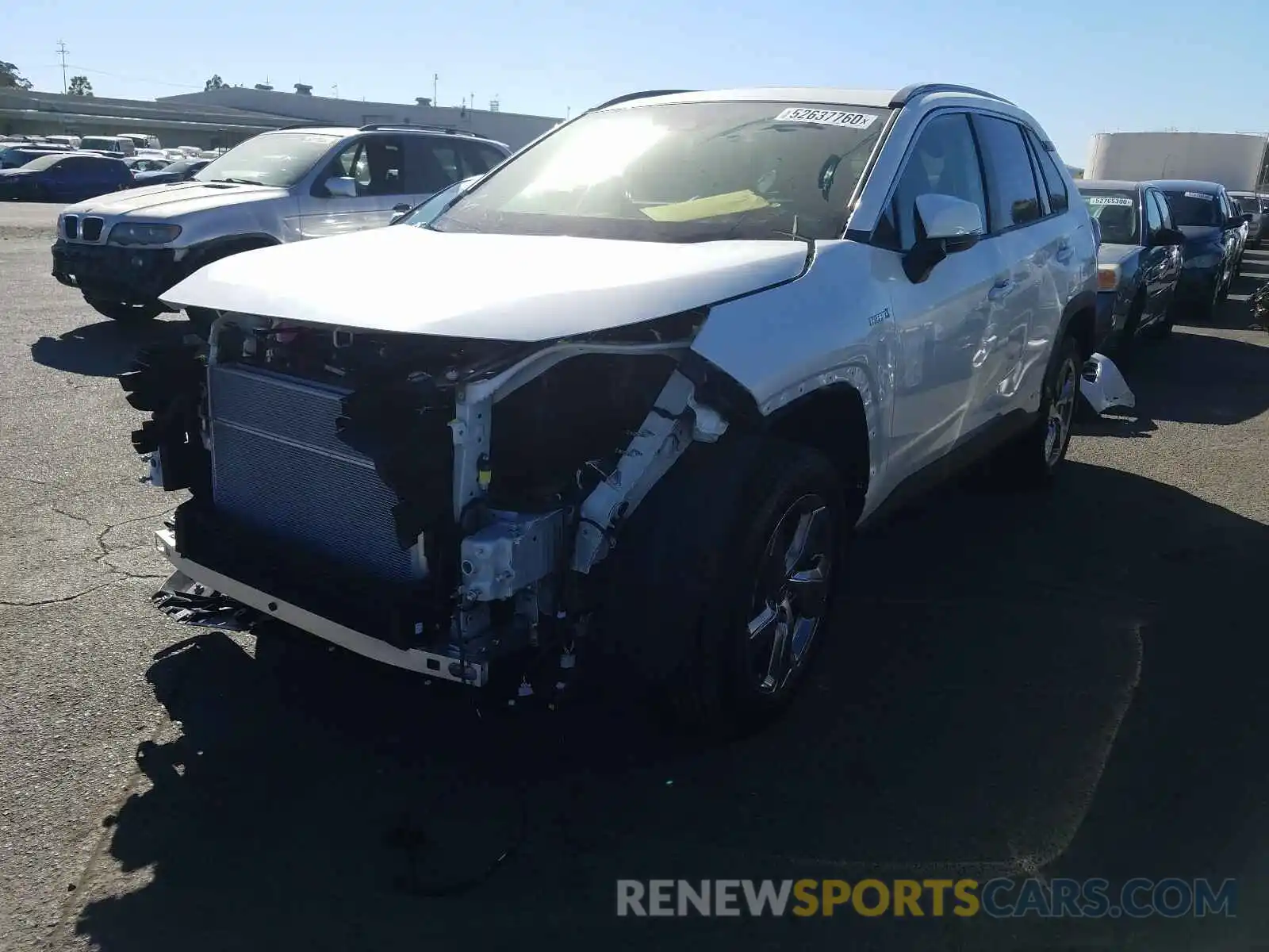 2 Photograph of a damaged car JTMB6RFV3MD008574 TOYOTA RAV4 2021