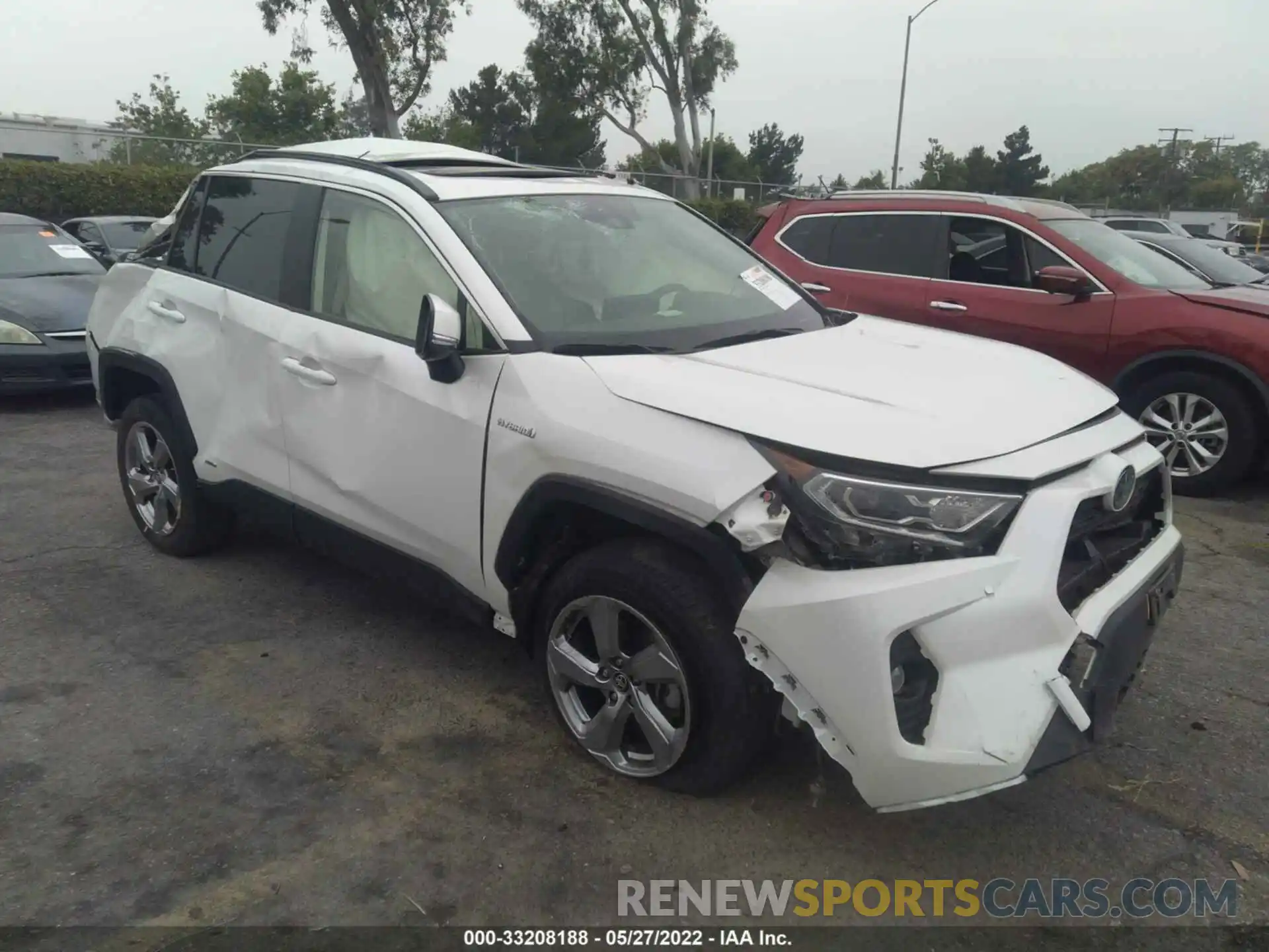 1 Photograph of a damaged car JTMB6RFV3MD009305 TOYOTA RAV4 2021