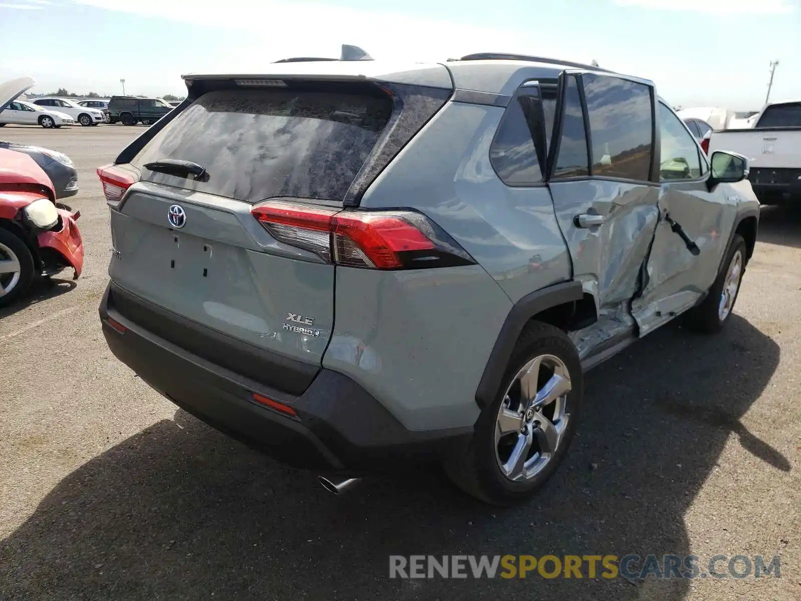 4 Photograph of a damaged car JTMB6RFV3MD015492 TOYOTA RAV4 2021