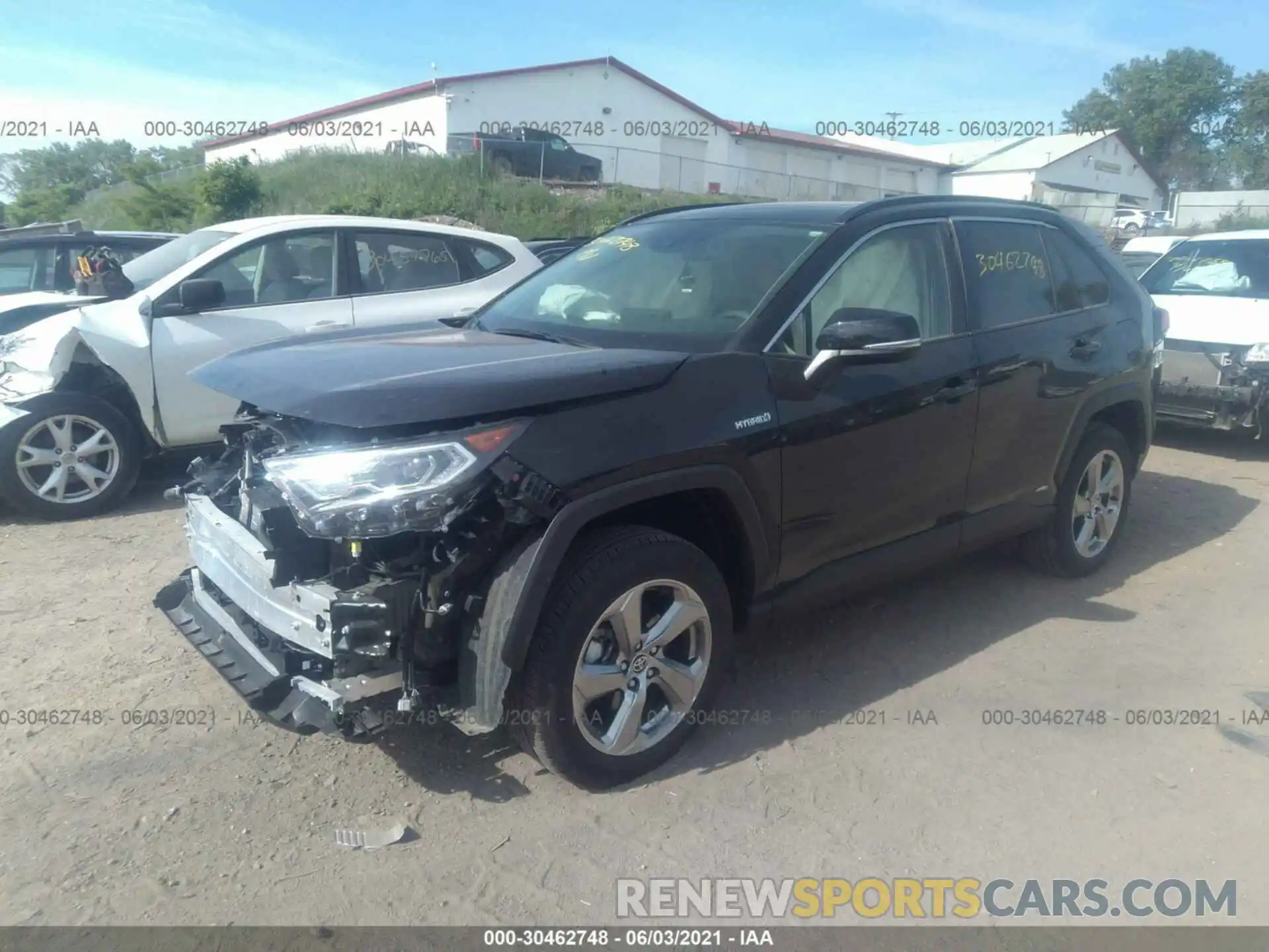 2 Photograph of a damaged car JTMB6RFV3MD018604 TOYOTA RAV4 2021