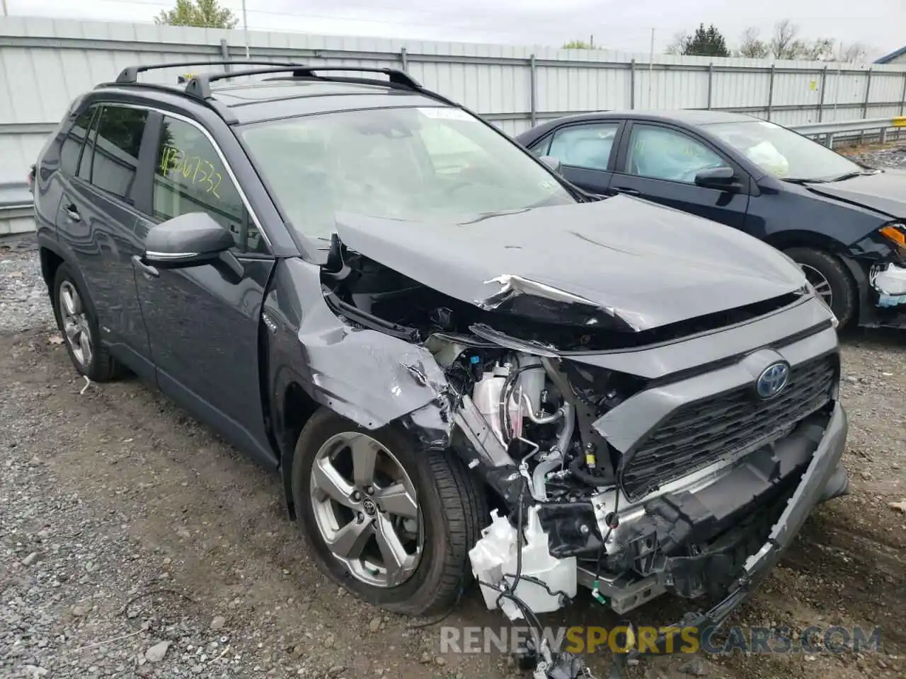 1 Photograph of a damaged car JTMB6RFV3MD039632 TOYOTA RAV4 2021