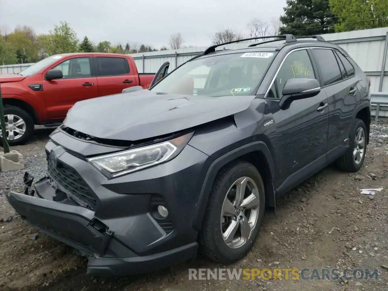 2 Photograph of a damaged car JTMB6RFV3MD039632 TOYOTA RAV4 2021