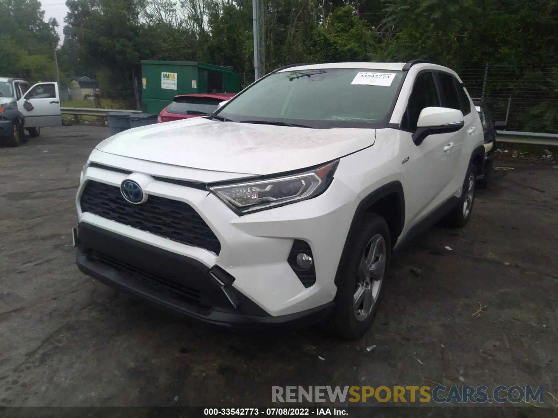 2 Photograph of a damaged car JTMB6RFV3MD039856 TOYOTA RAV4 2021