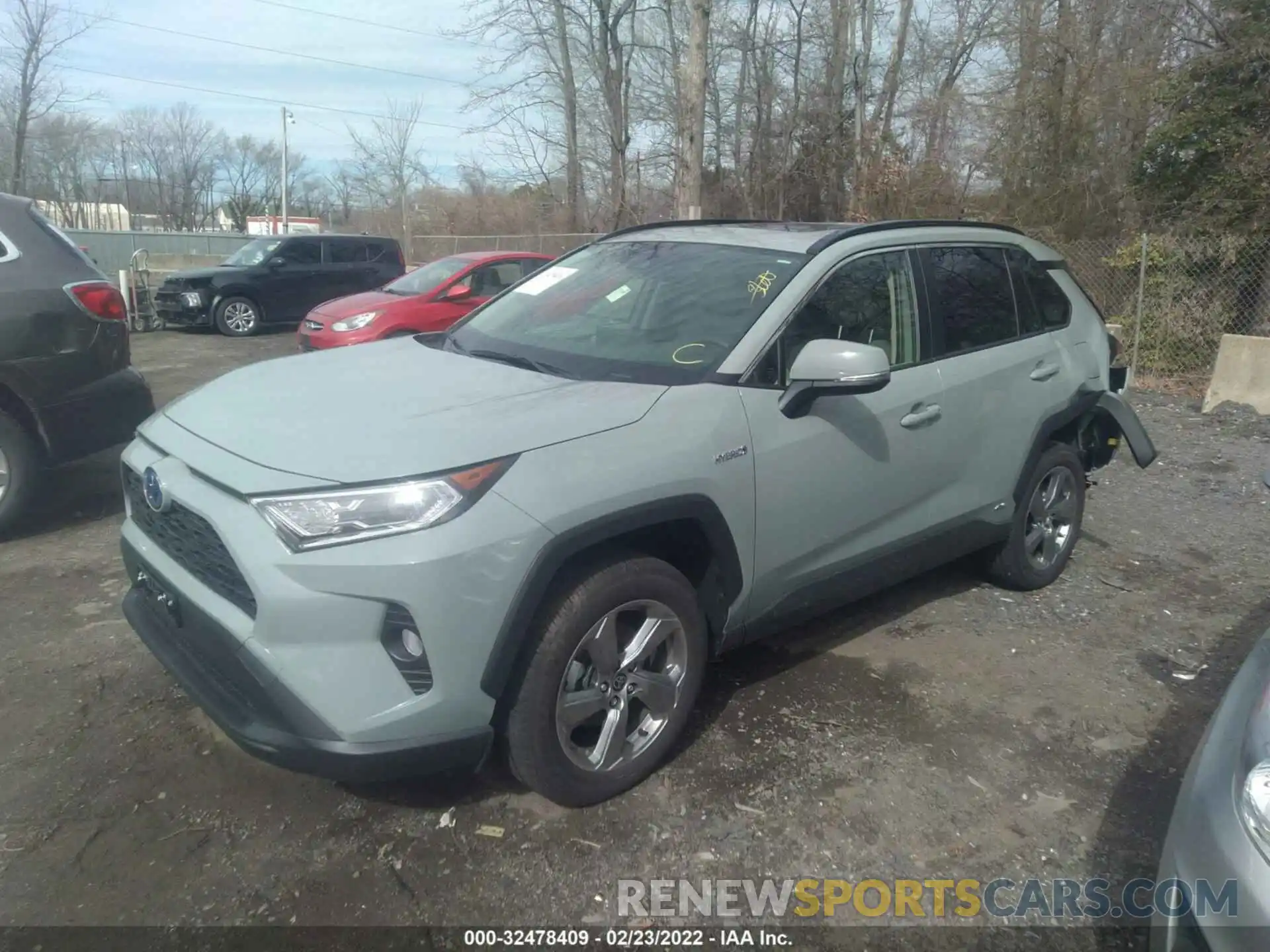 2 Photograph of a damaged car JTMB6RFV3MJ010889 TOYOTA RAV4 2021