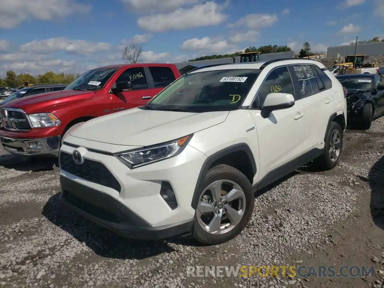 2 Photograph of a damaged car JTMB6RFV4MD040711 TOYOTA RAV4 2021