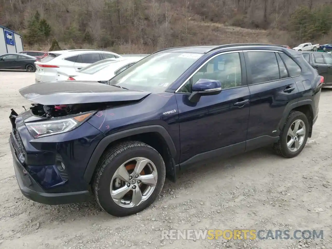 1 Photograph of a damaged car JTMB6RFV4MD043205 TOYOTA RAV4 2021