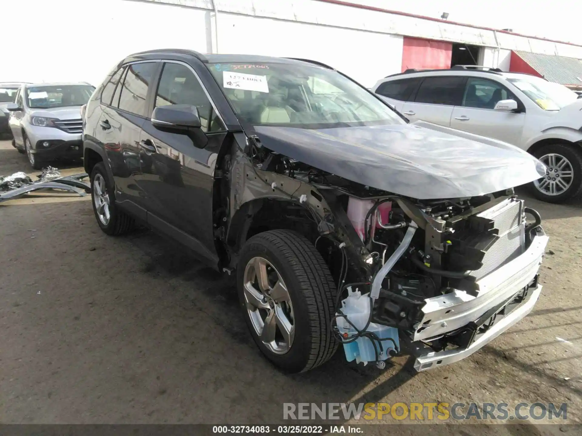 1 Photograph of a damaged car JTMB6RFV4MD045505 TOYOTA RAV4 2021