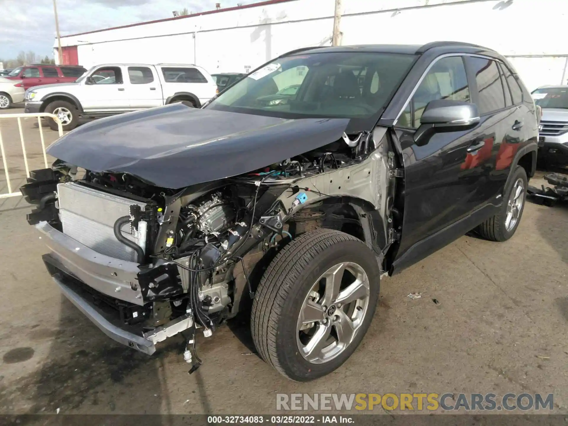 2 Photograph of a damaged car JTMB6RFV4MD045505 TOYOTA RAV4 2021