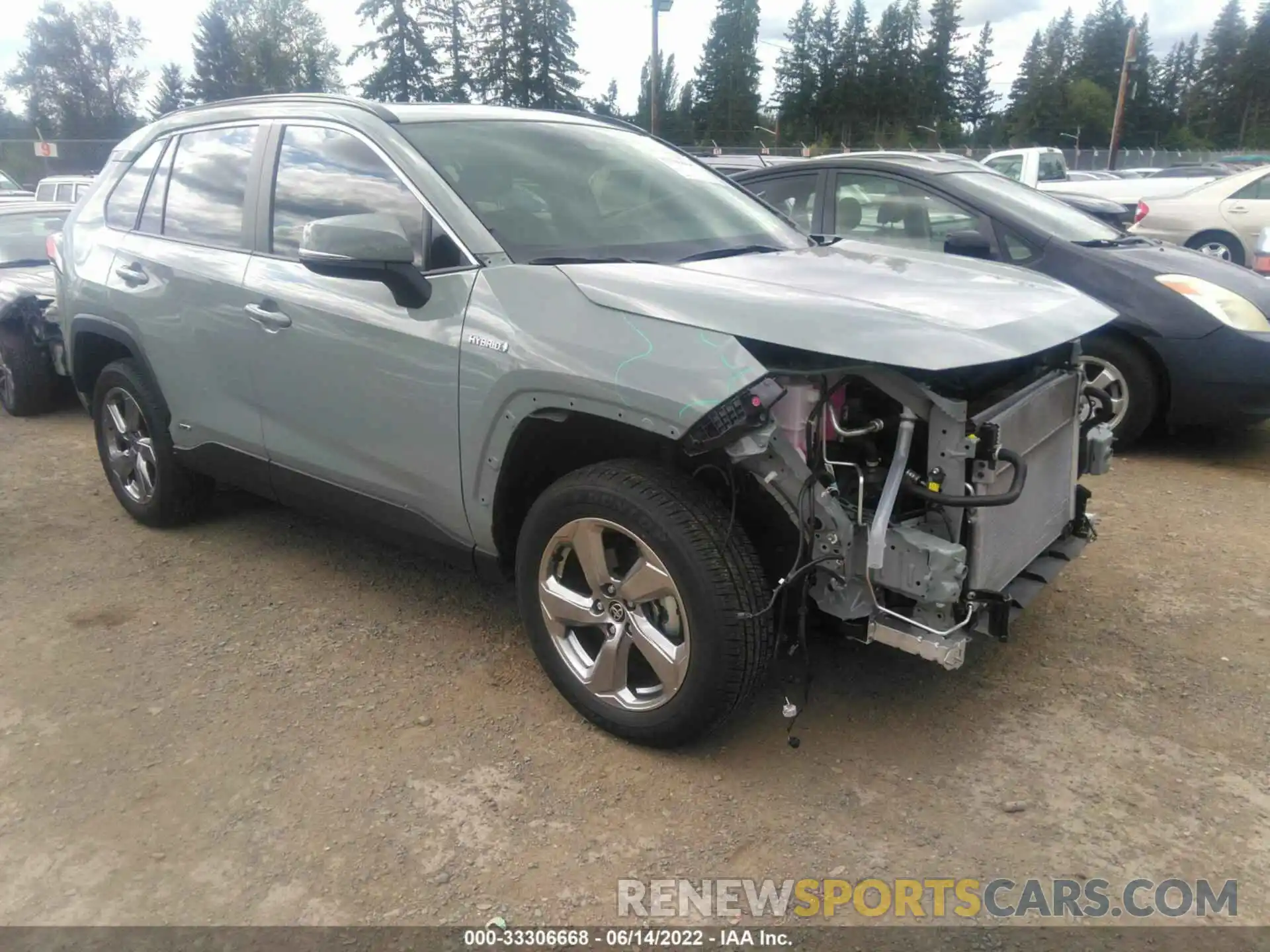 1 Photograph of a damaged car JTMB6RFV5MD039552 TOYOTA RAV4 2021