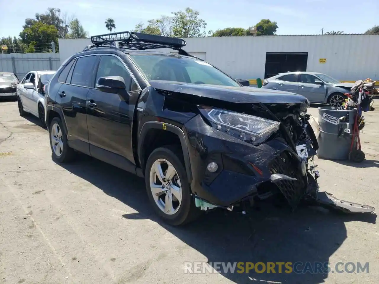 1 Photograph of a damaged car JTMB6RFV5MD516254 TOYOTA RAV4 2021