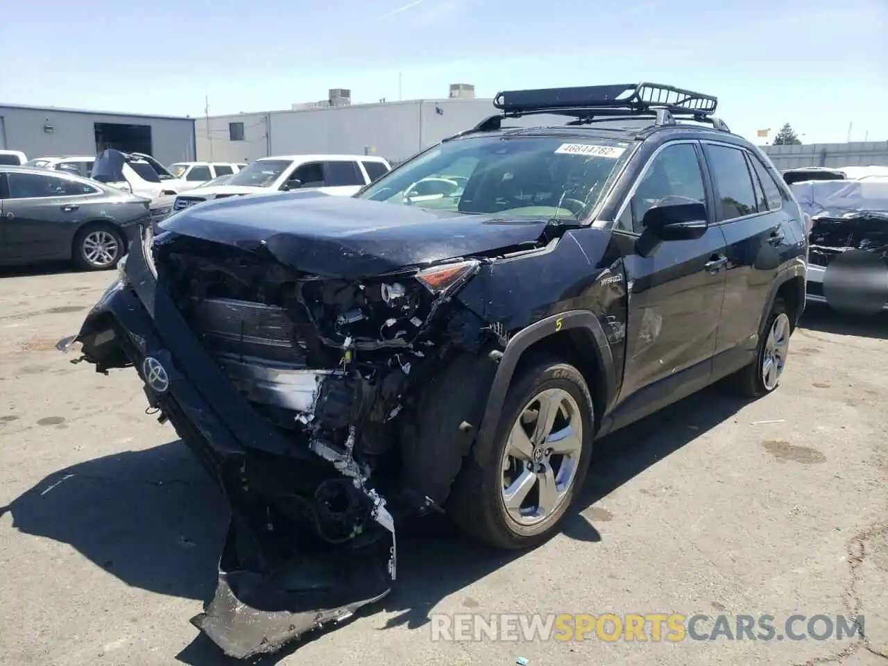 2 Photograph of a damaged car JTMB6RFV5MD516254 TOYOTA RAV4 2021