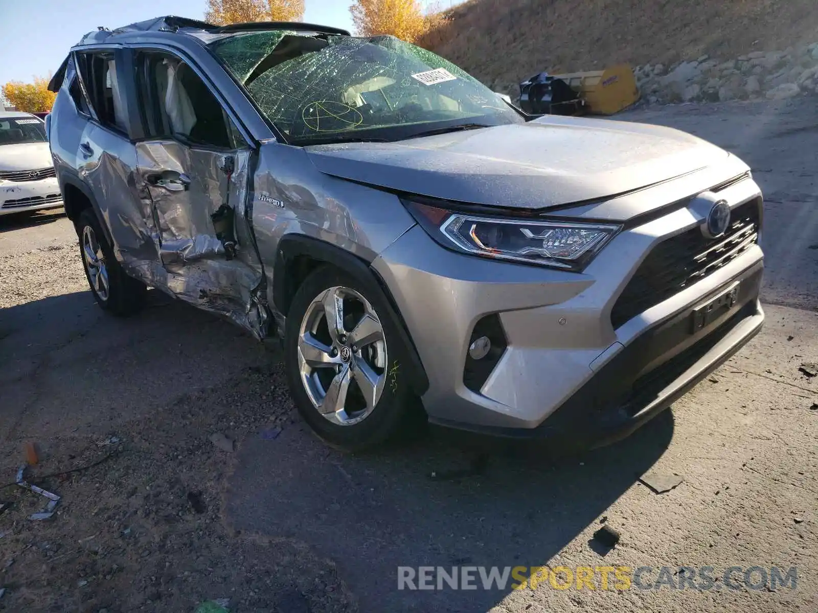 1 Photograph of a damaged car JTMB6RFV6MD010531 TOYOTA RAV4 2021