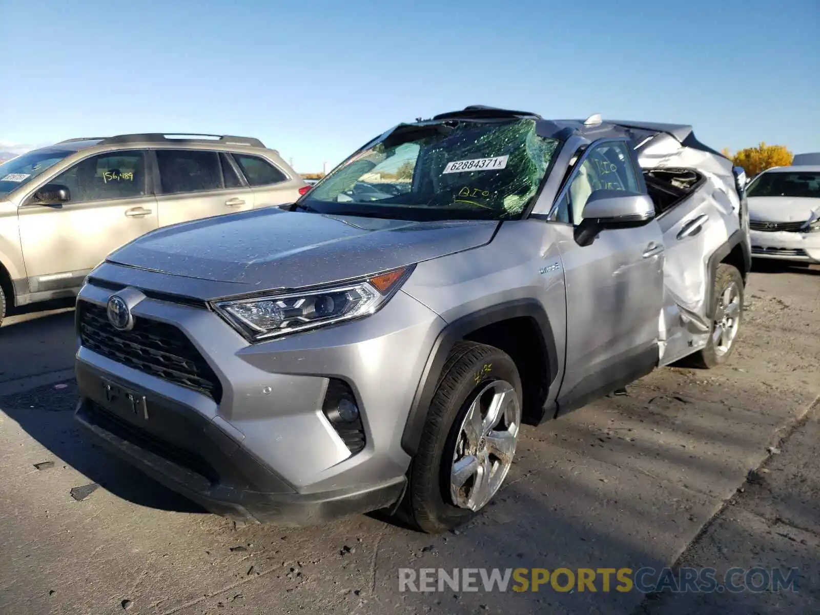 2 Photograph of a damaged car JTMB6RFV6MD010531 TOYOTA RAV4 2021