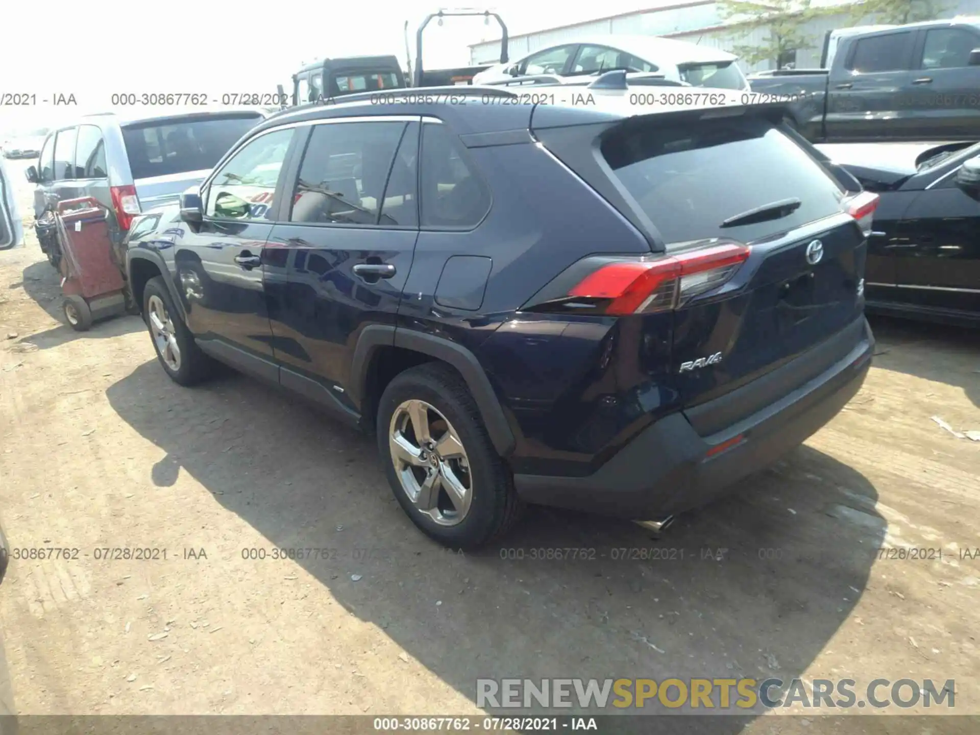 3 Photograph of a damaged car JTMB6RFV8MD010224 TOYOTA RAV4 2021