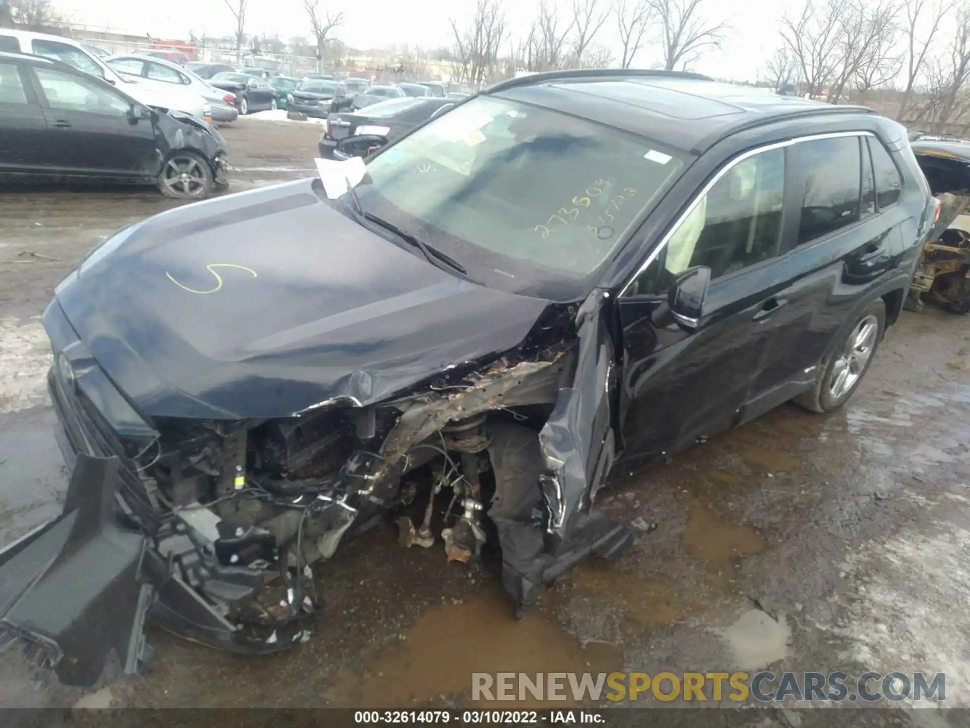 2 Photograph of a damaged car JTMB6RFV8MD044258 TOYOTA RAV4 2021