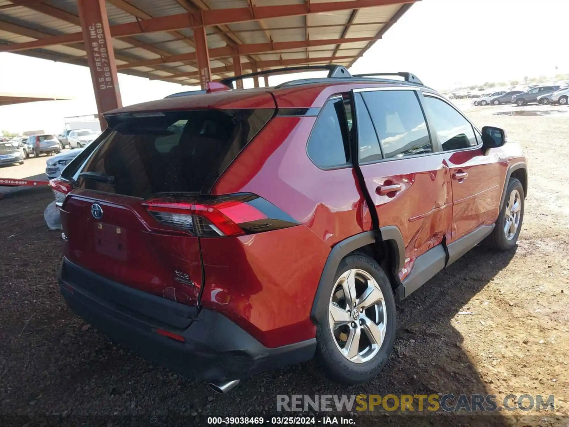 4 Photograph of a damaged car JTMB6RFVXMD013075 TOYOTA RAV4 2021