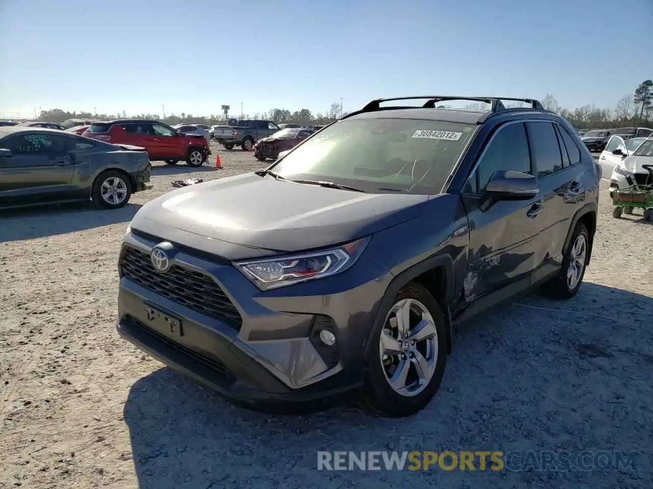 2 Photograph of a damaged car JTMB6RFVXMD038493 TOYOTA RAV4 2021