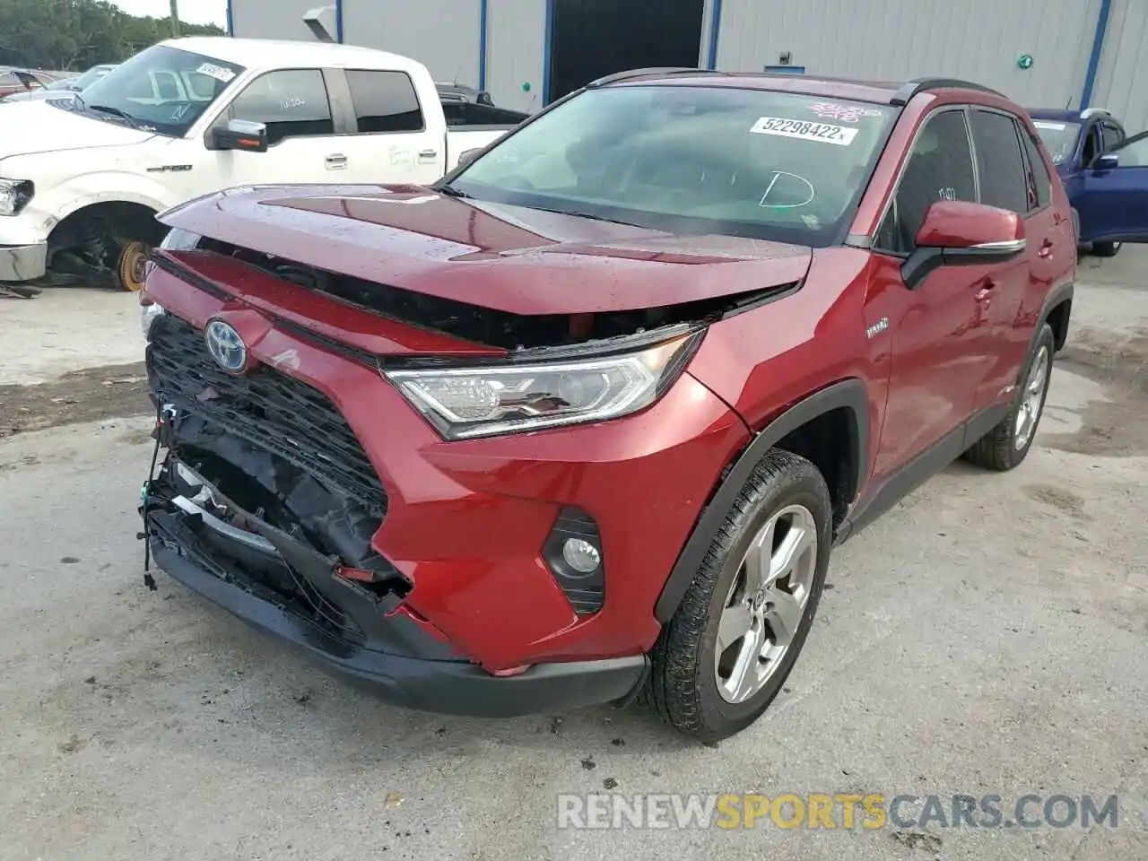 2 Фотография поврежденного автомобиля JTMB6RFVXMD040759 TOYOTA RAV4 2021