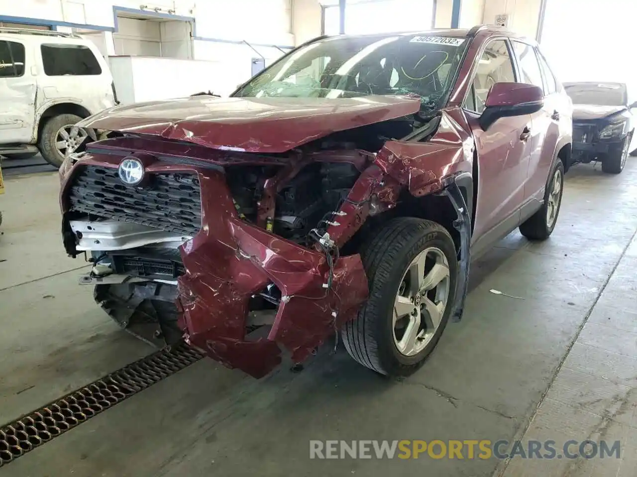 2 Photograph of a damaged car JTMB6RFVXMD041670 TOYOTA RAV4 2021