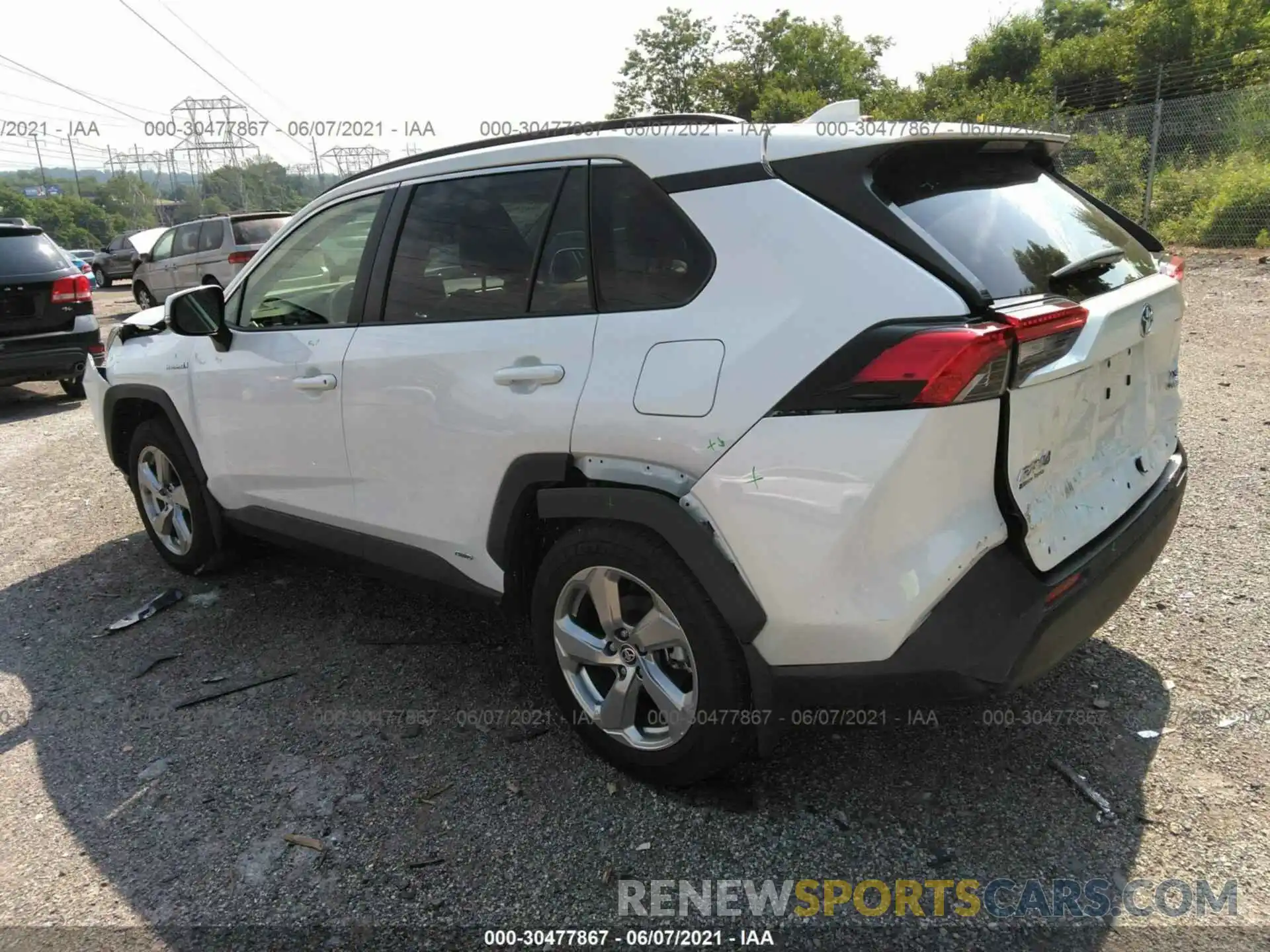 3 Photograph of a damaged car JTMB6RFVXMD506335 TOYOTA RAV4 2021