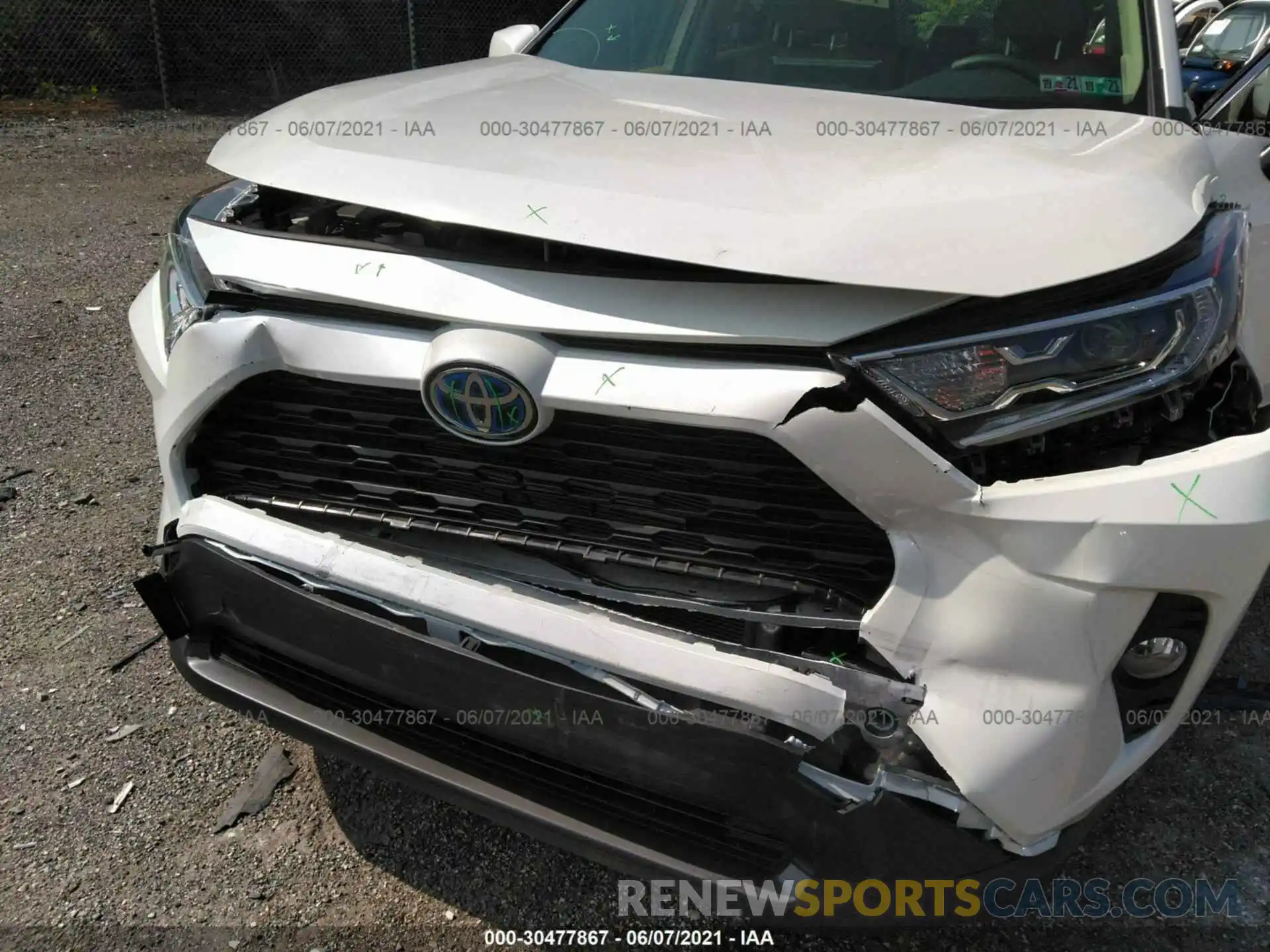 6 Photograph of a damaged car JTMB6RFVXMD506335 TOYOTA RAV4 2021